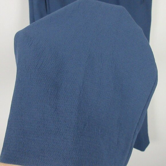 Aritzia Wilfred Women's Crepe Ankle Pants Pull On Casual Office Work 4 Navy 372 - Picture 7 of 13